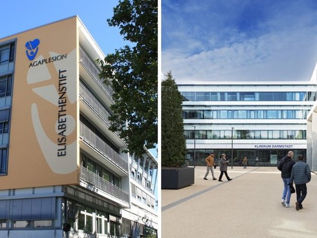 Standorte: AGAPLESION ELISABETHENSTIFT und das Klinikum Darmstadt